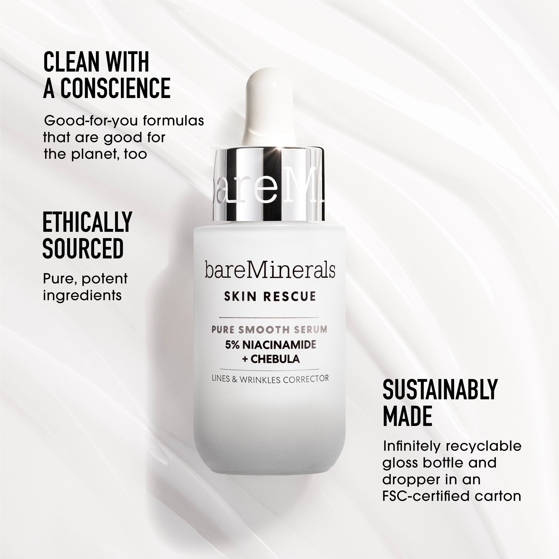 SKIN RESCUE Pure Moisture Serum with 1% PGA and Plant Algae