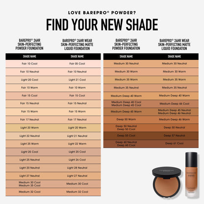 BAREPRO® 24HR Wear Skin-Perfecting Matte Liquid Foundation Mineral SPF 20