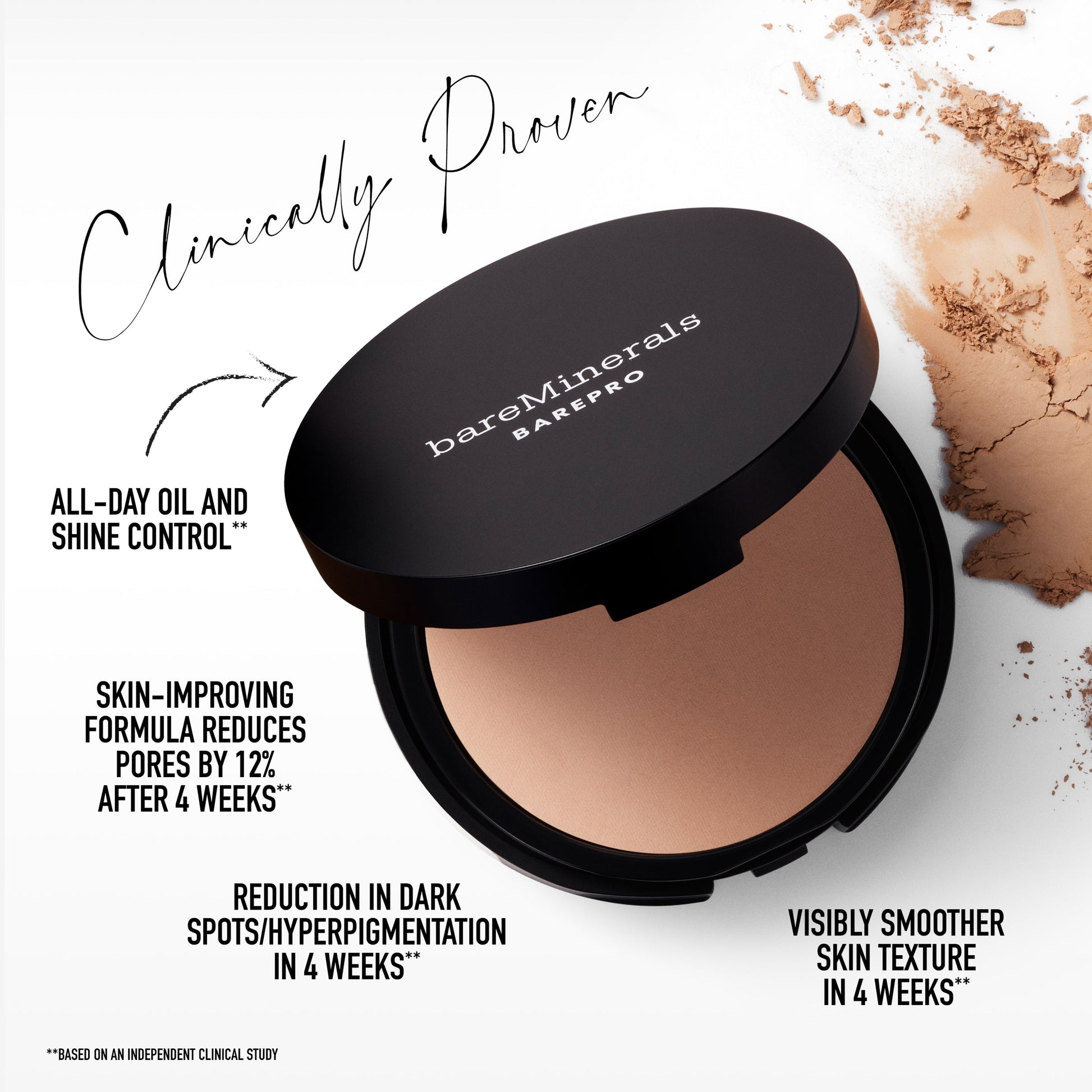 BAREPRO® 24HR Powder Foundation and Brush Set