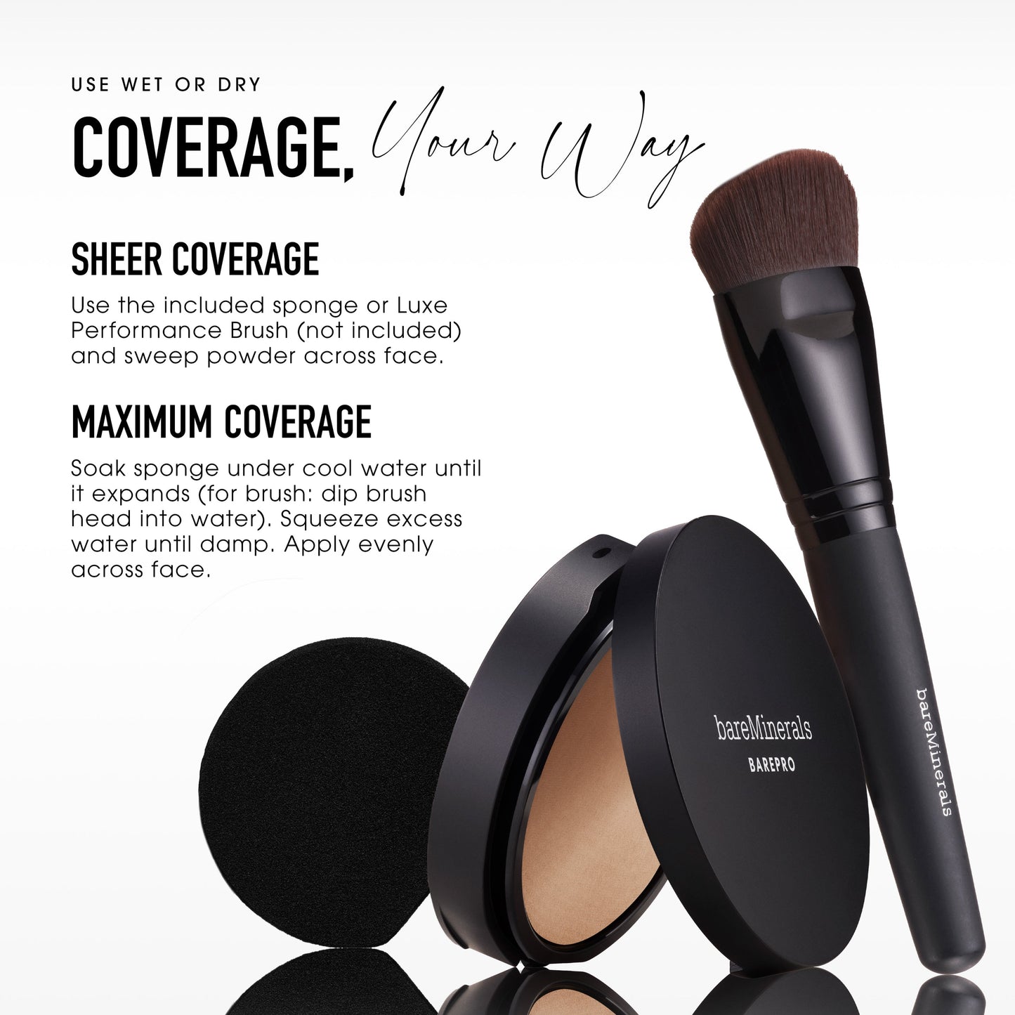 BAREPRO® 24HR Powder Foundation and Brush Set