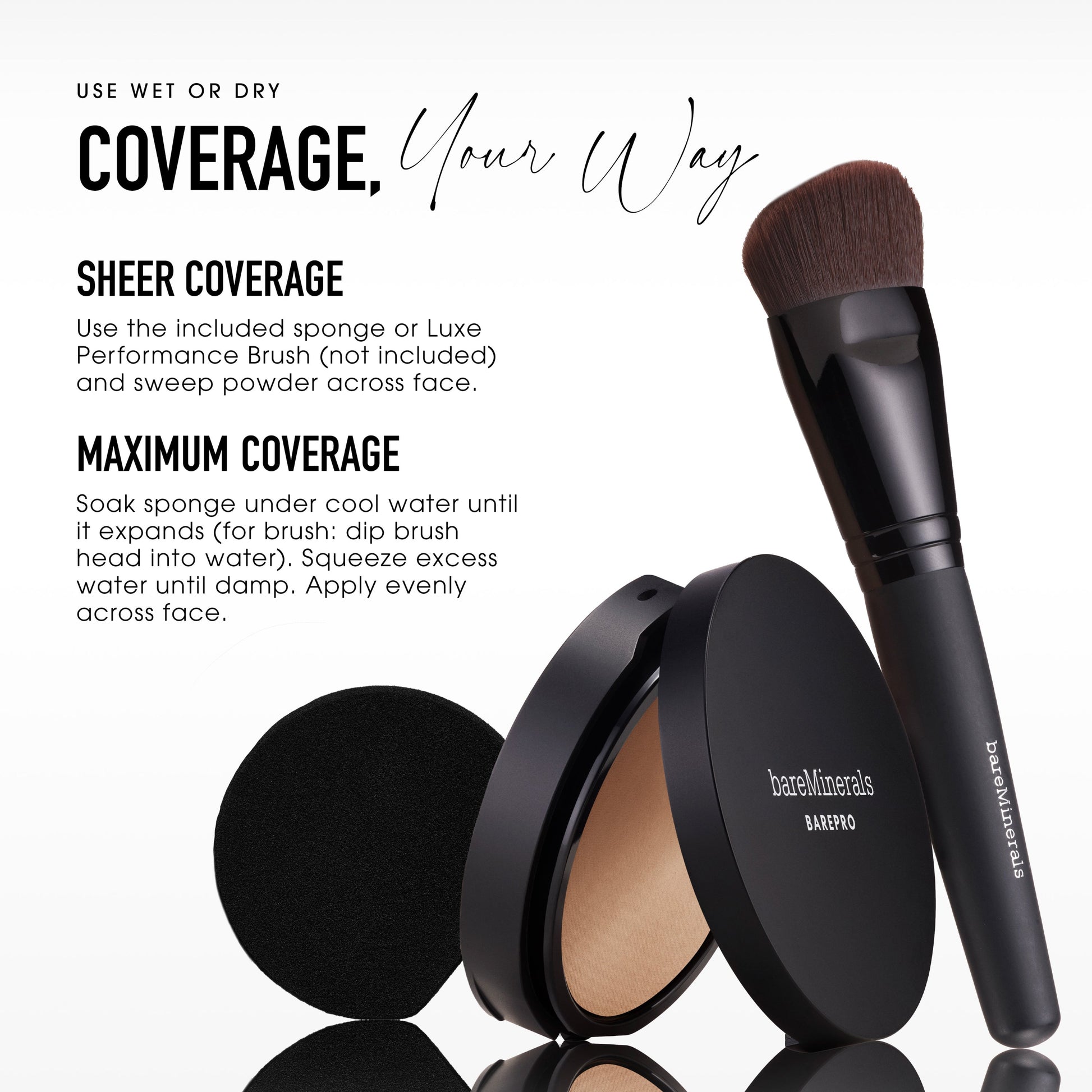 BAREPRO® 24HR Powder Foundation and Brush Set