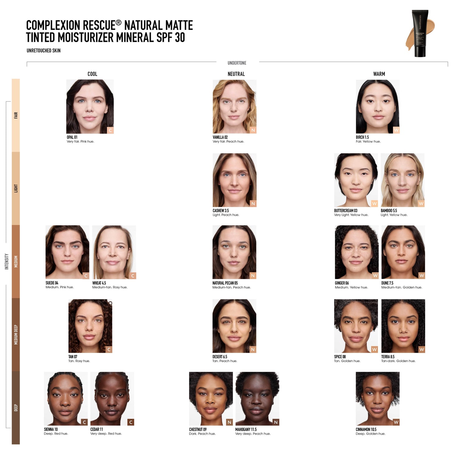 COMPLEXION RESCUE® Natural Matte Tinted Moisturizer Mineral SPF 30