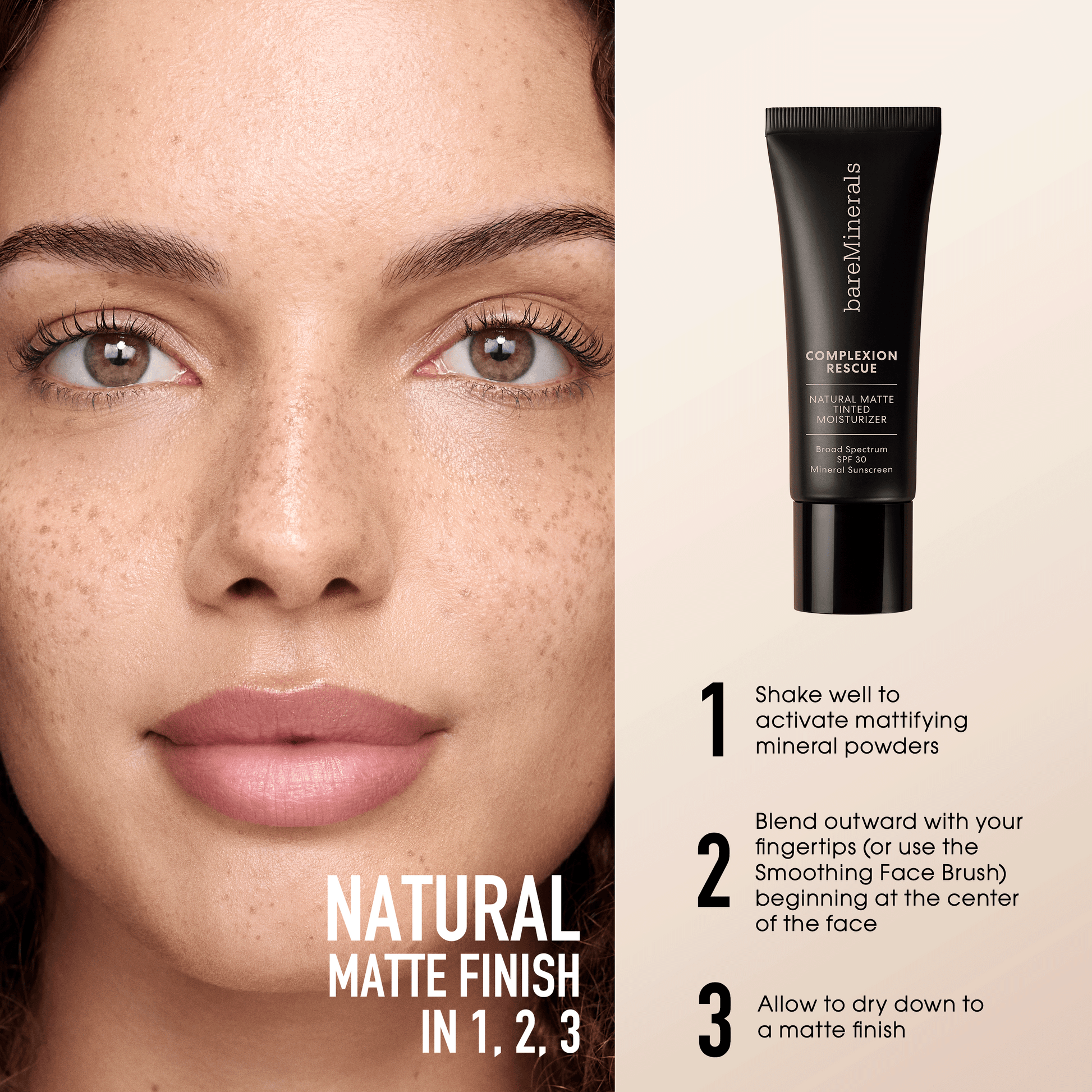COMPLEXION RESCUE® Natural Matte Tinted Moisturizer Mineral SPF 30