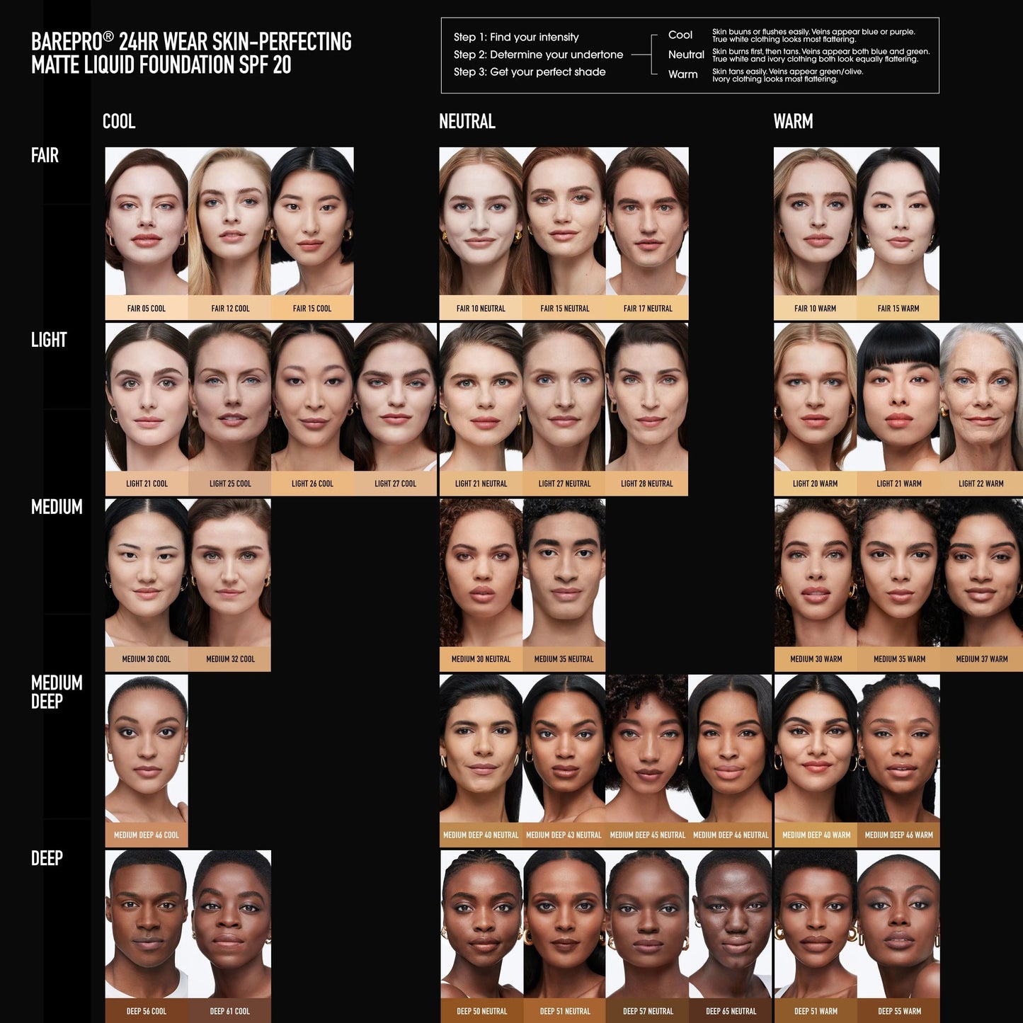 BAREPRO® 24HR Wear Skin-Perfecting Matte Liquid Foundation Mineral SPF 20