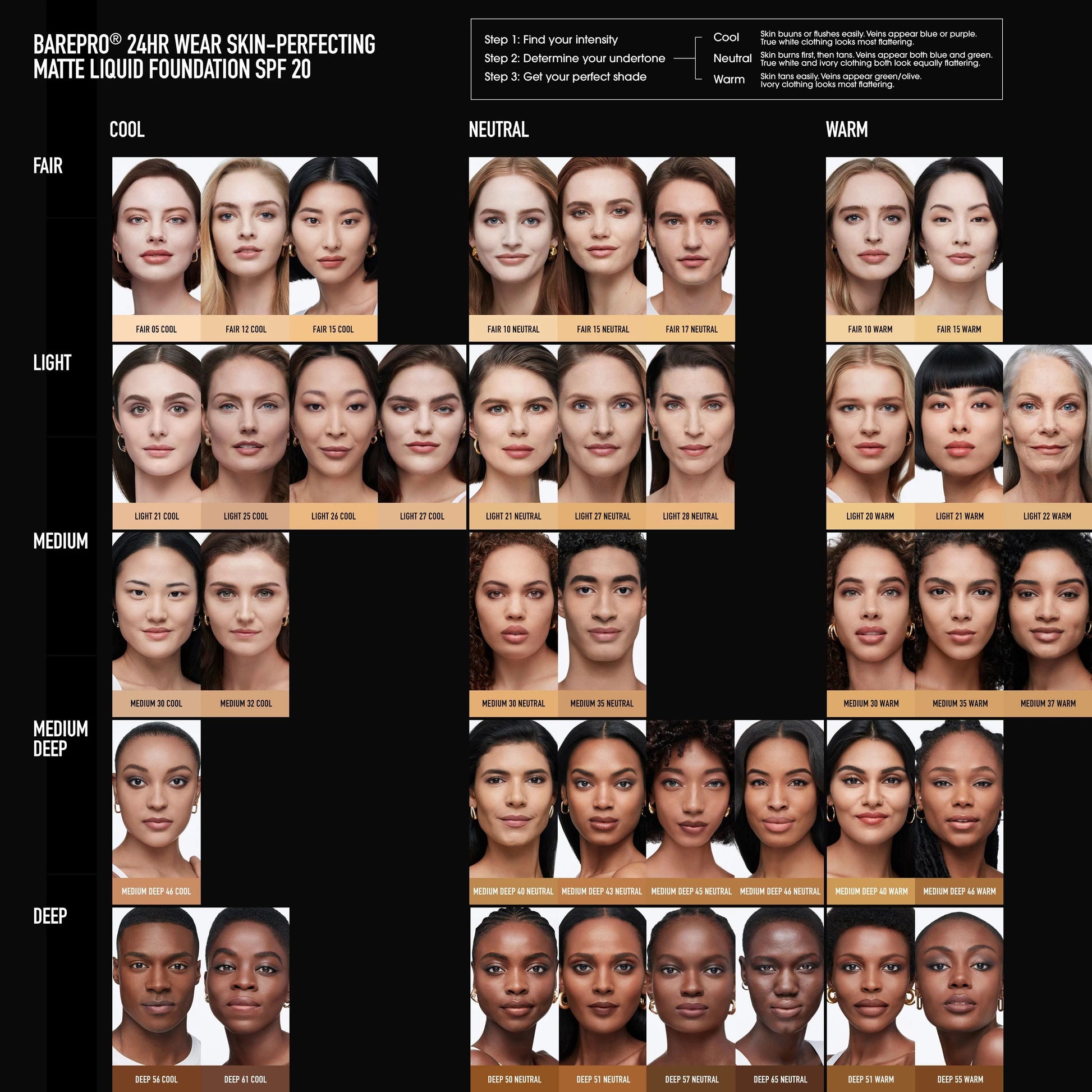 BAREPRO® 24HR Wear Skin-Perfecting Matte Liquid Foundation Mineral SPF 20