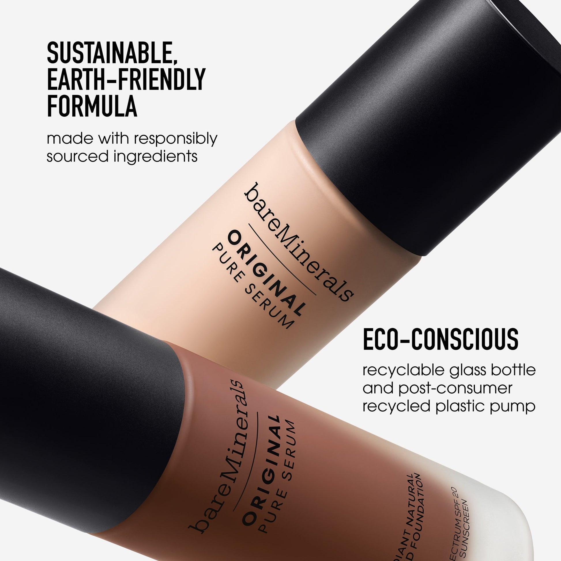 ORIGINAL Pure Serum Radiant Natural Liquid Foundation Mineral SPF 20